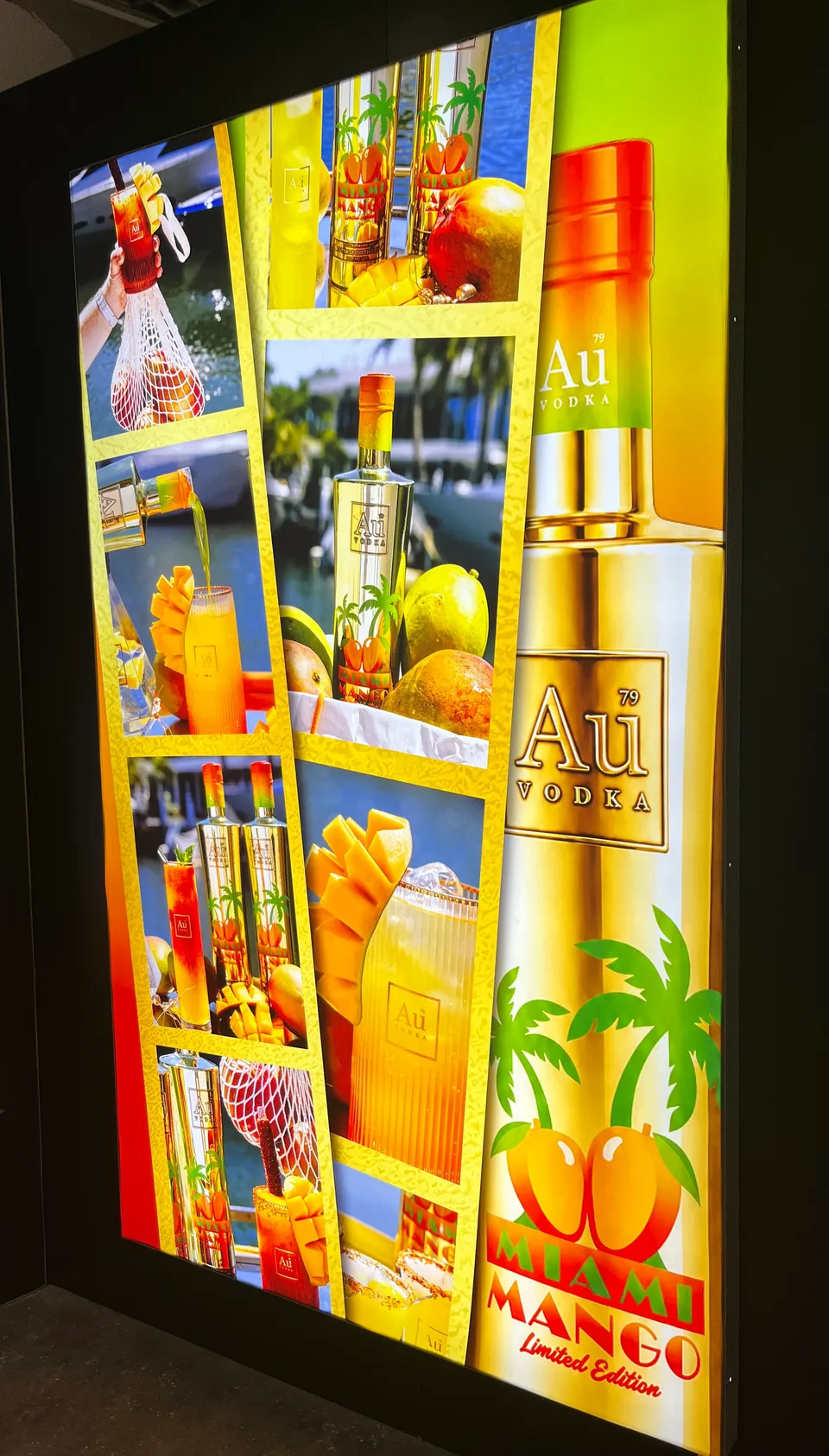 Au Vodka's Limited Edition Miami Mango brings bold flavours and colourful branding to travel retail.