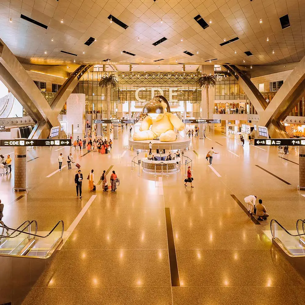 Hamid International Airport in Doha